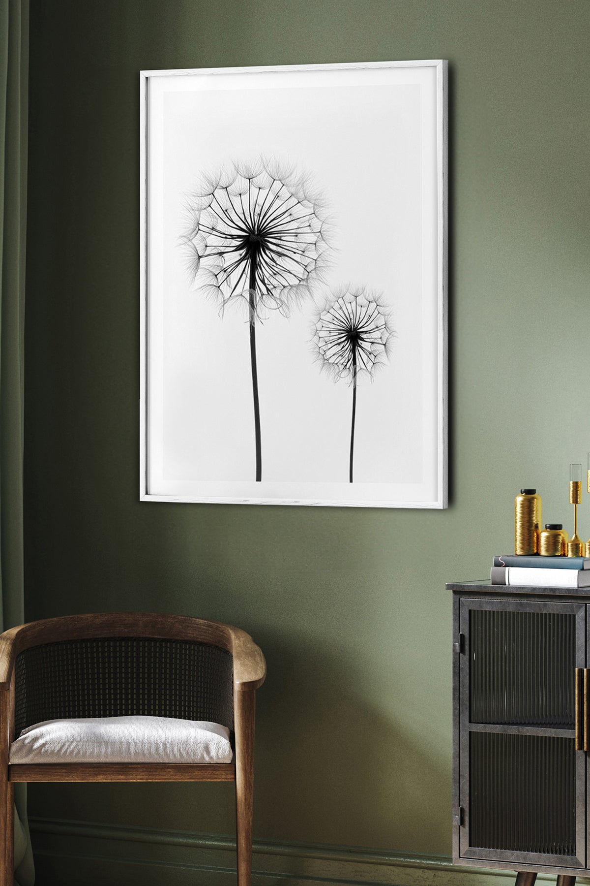 HOMEPACK Ahşap Çerçeveli Tablo Çerçeveli Poster Sanatsal Modern Duvar Dekoru BEK-8088