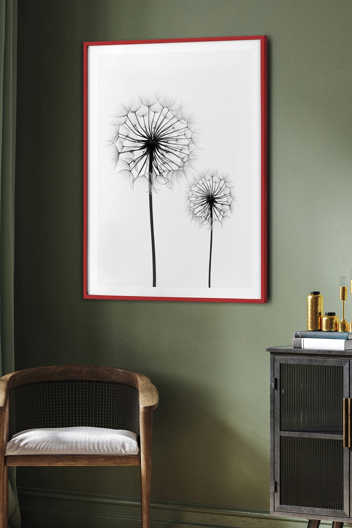 HOMEPACK Ahşap Çerçeveli Tablo Çerçeveli Poster Sanatsal Modern Duvar Dekoru BEK-8088