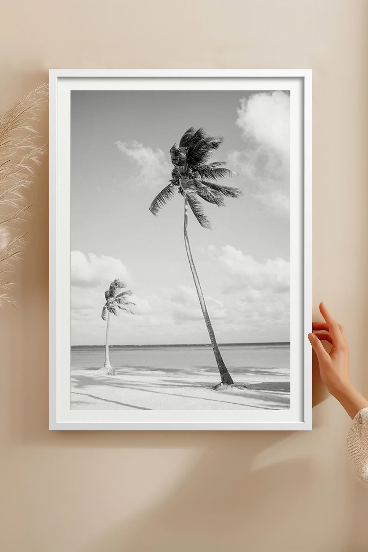 HOMEPACK Ahşap Çerçeveli Tablo Çerçeveli Poster Sanatsal Modern Duvar Dekoru BEK-8089