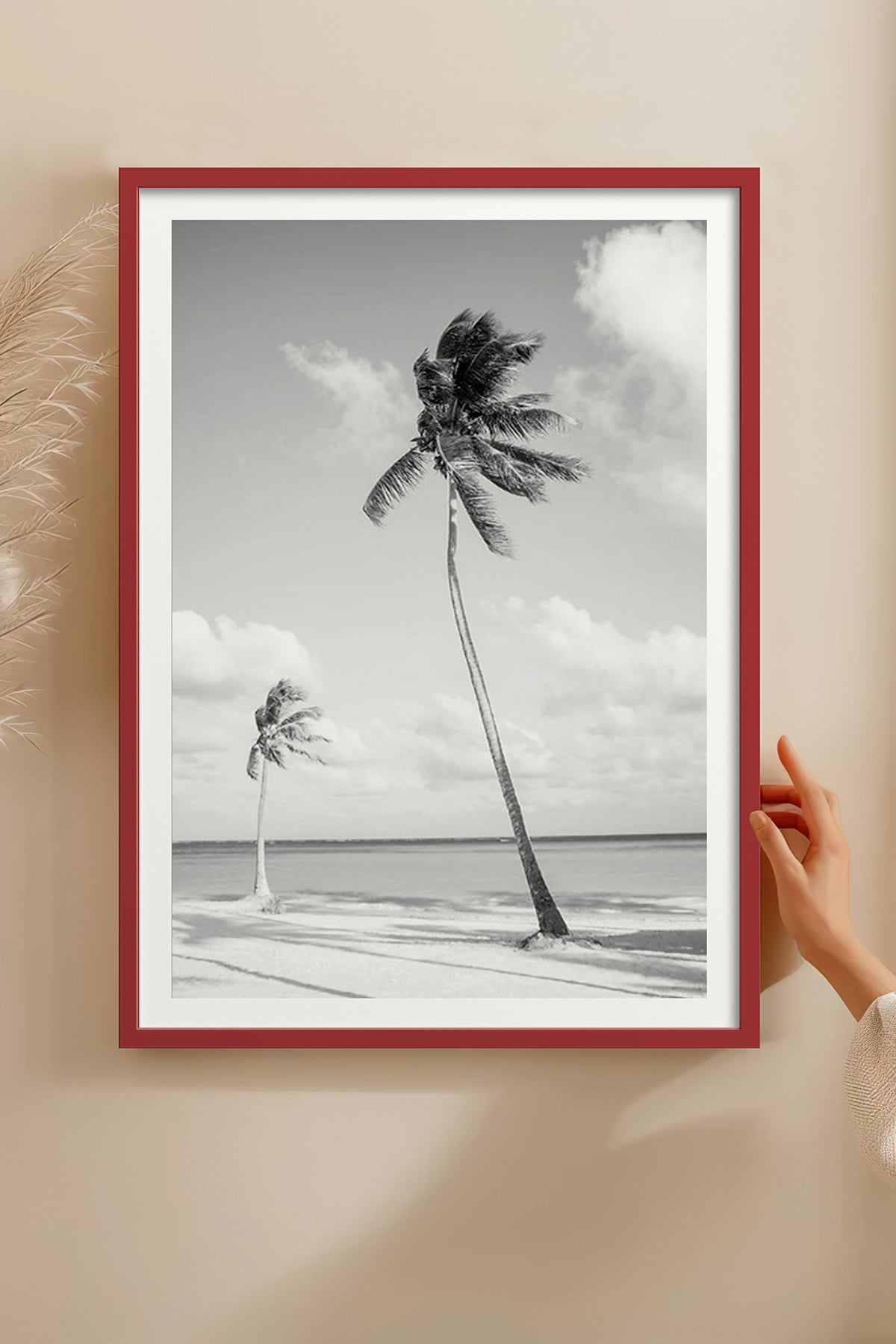 HOMEPACK Ahşap Çerçeveli Tablo Çerçeveli Poster Sanatsal Modern Duvar Dekoru BEK-8089