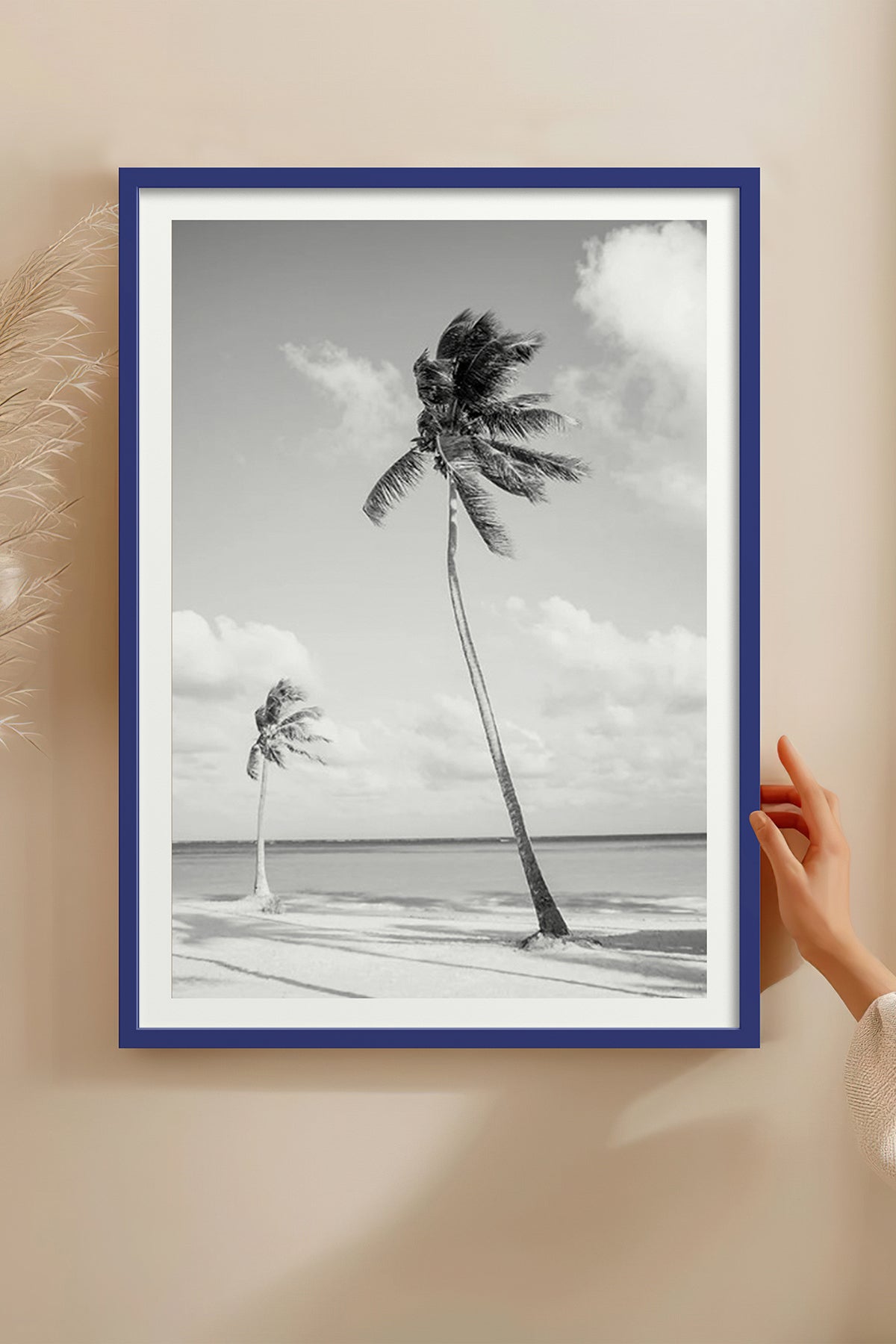 HOMEPACK Ahşap Çerçeveli Tablo Çerçeveli Poster Sanatsal Modern Duvar Dekoru BEK-8089