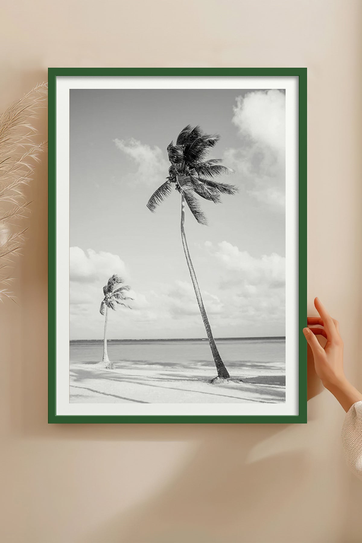 HOMEPACK Ahşap Çerçeveli Tablo Çerçeveli Poster Sanatsal Modern Duvar Dekoru BEK-8089