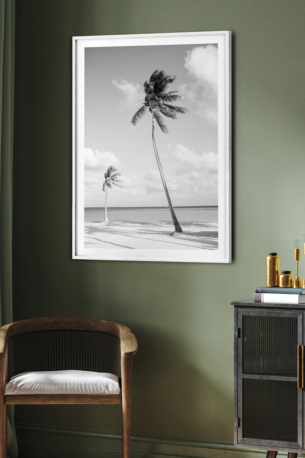 HOMEPACK Ahşap Çerçeveli Tablo Çerçeveli Poster Sanatsal Modern Duvar Dekoru BEK-8089