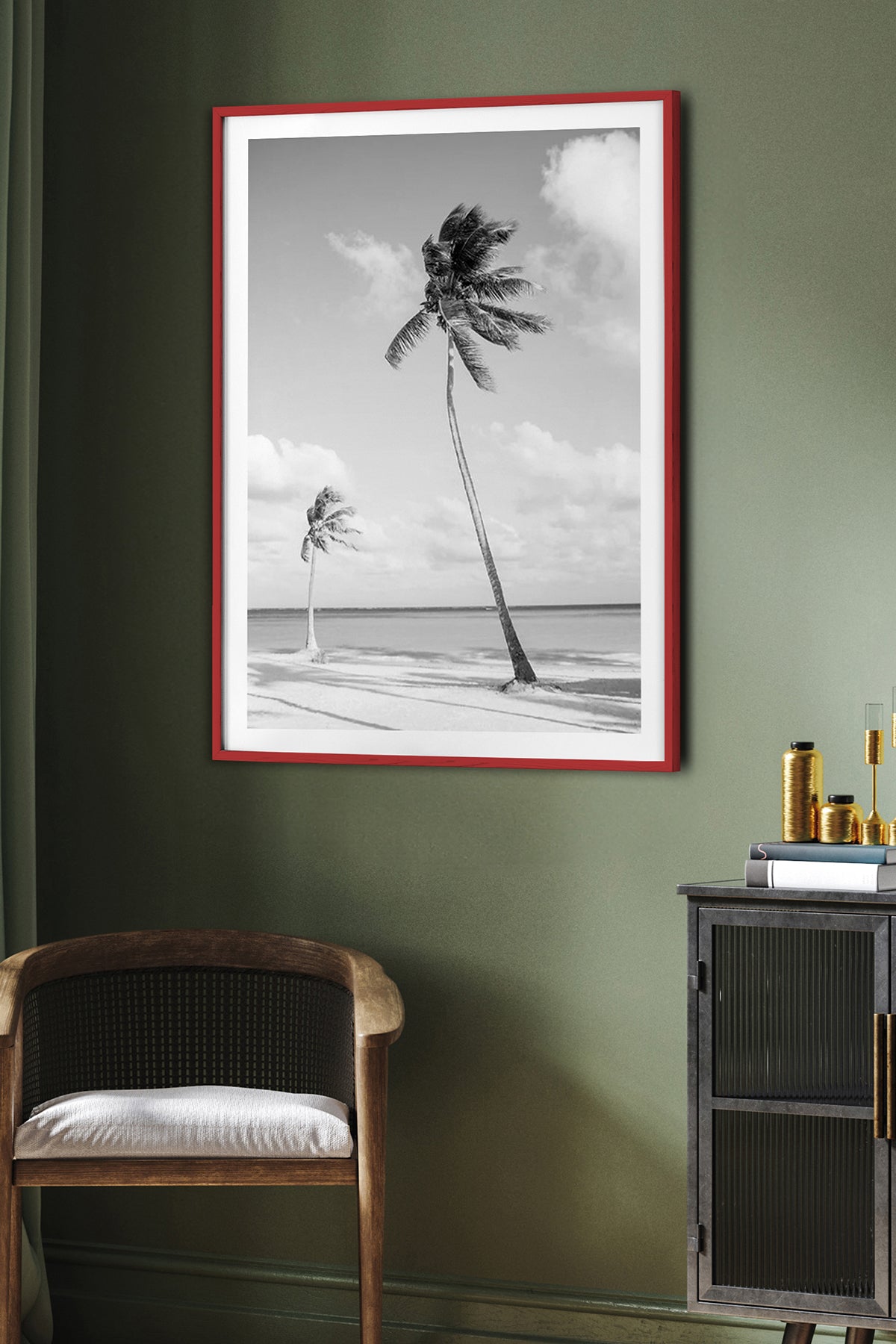 HOMEPACK Ahşap Çerçeveli Tablo Çerçeveli Poster Sanatsal Modern Duvar Dekoru BEK-8089