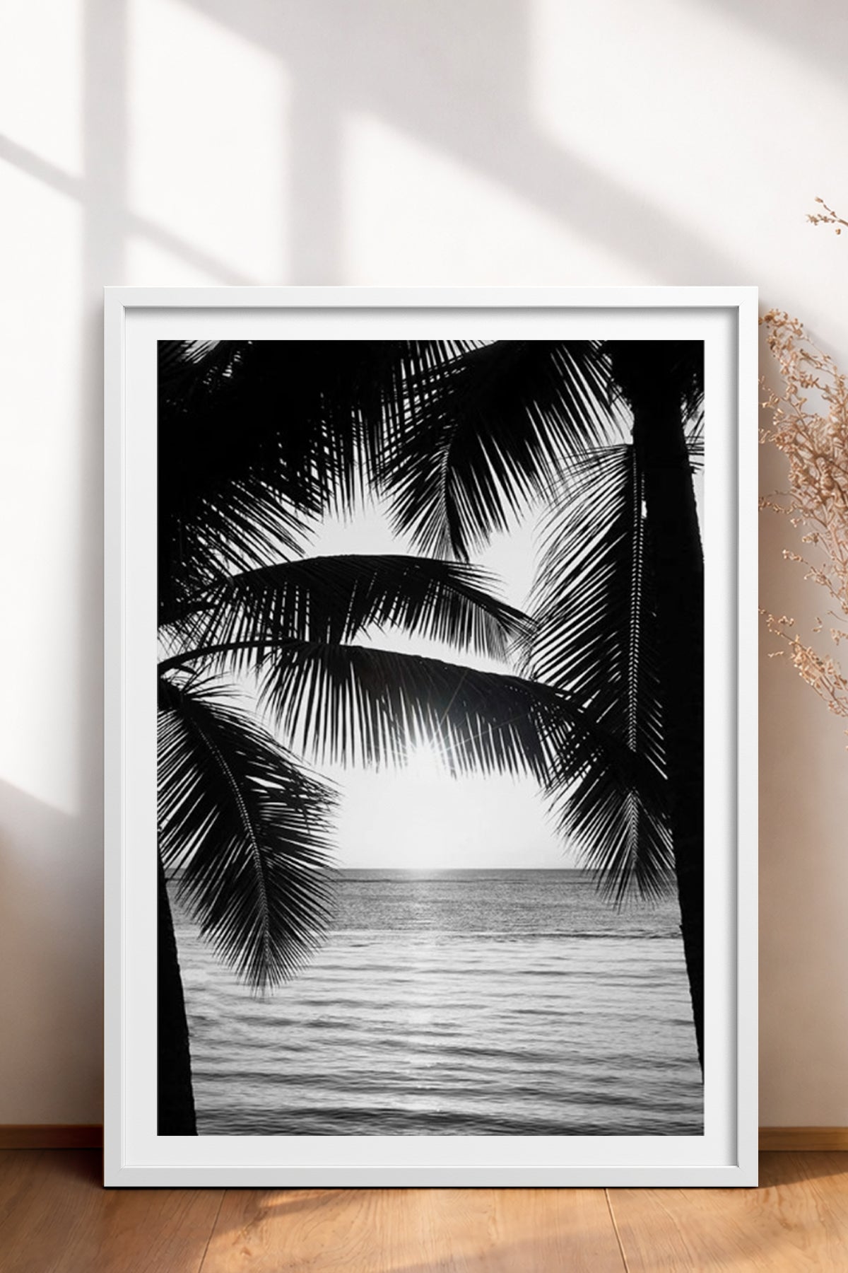 HOMEPACK Ahşap Çerçeveli Tablo Çerçeveli Poster Sanatsal Modern Duvar Dekoru BEK-8090