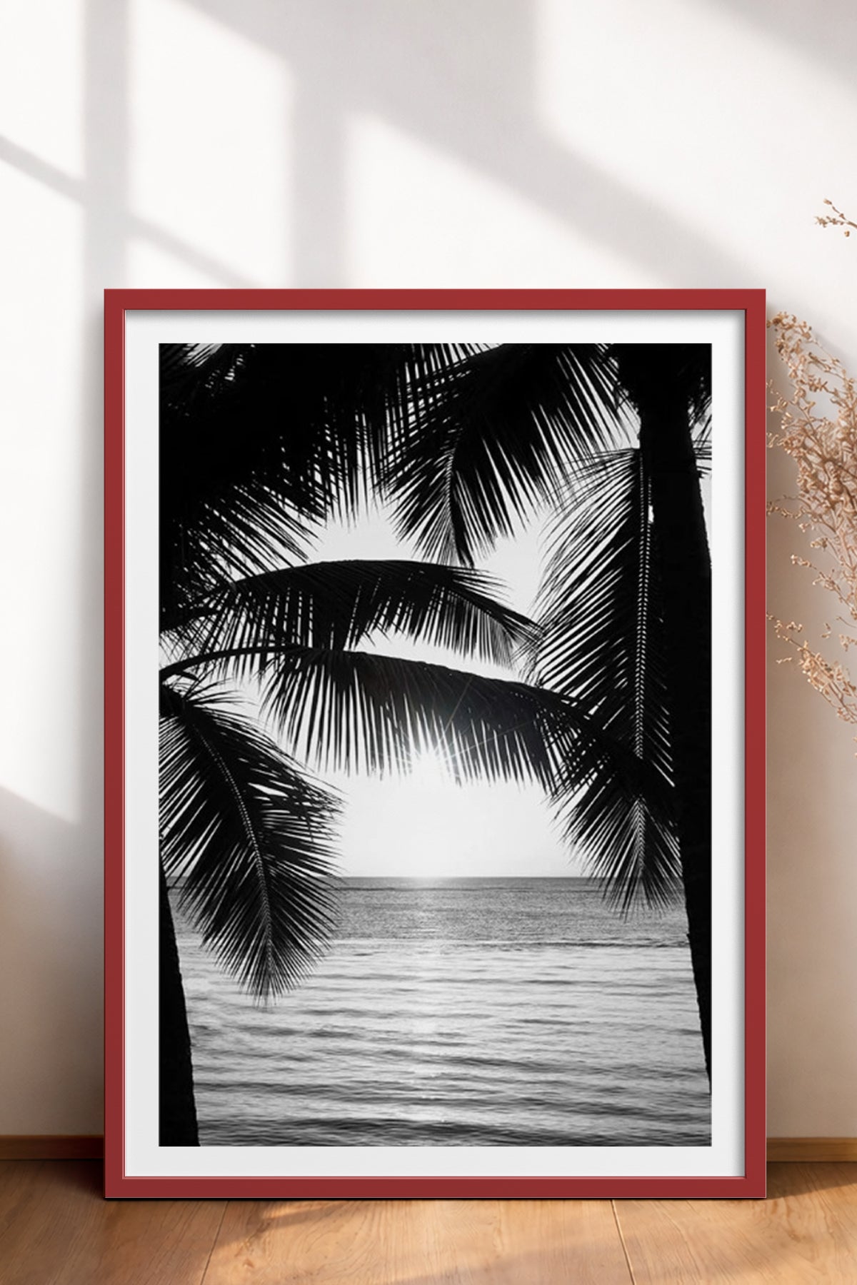 HOMEPACK Ahşap Çerçeveli Tablo Çerçeveli Poster Sanatsal Modern Duvar Dekoru BEK-8090