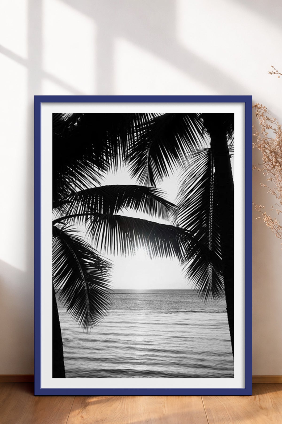 HOMEPACK Ahşap Çerçeveli Tablo Çerçeveli Poster Sanatsal Modern Duvar Dekoru BEK-8090