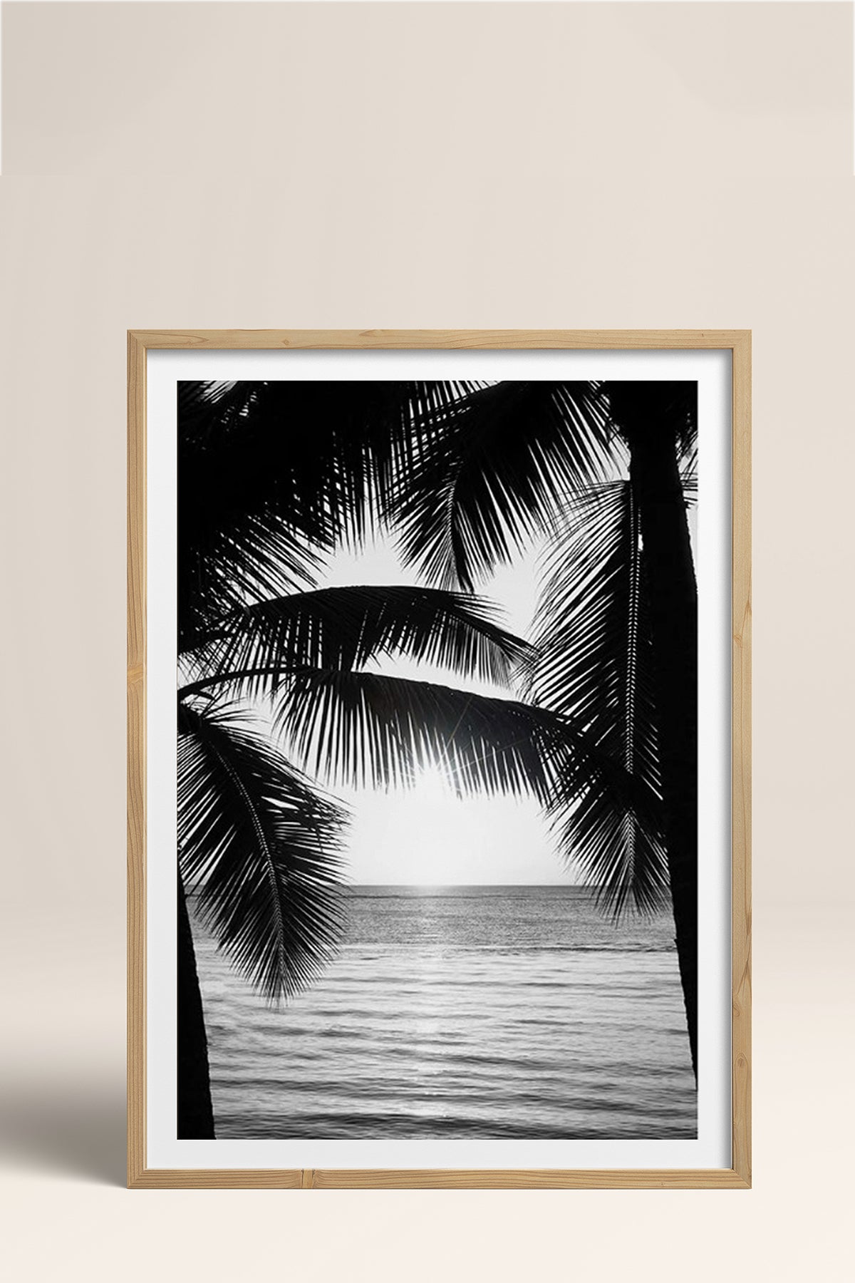 HOMEPACK Ahşap Çerçeveli Tablo Çerçeveli Poster Sanatsal Modern Duvar Dekoru BEK-8090