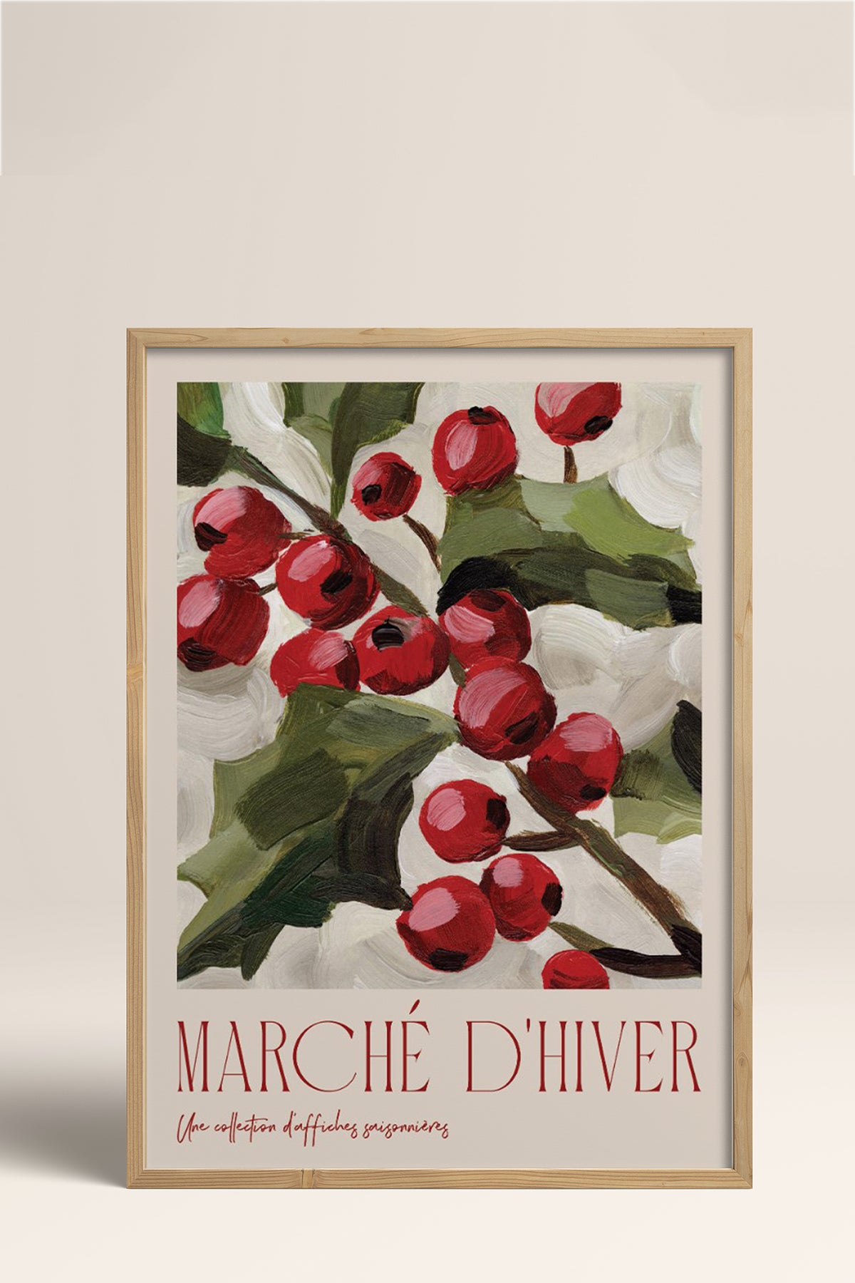 HOMEPACK Ahşap Çerçeveli Tablo Çerçeveli Poster Sanatsal Modern Duvar Dekoru BEK-8091