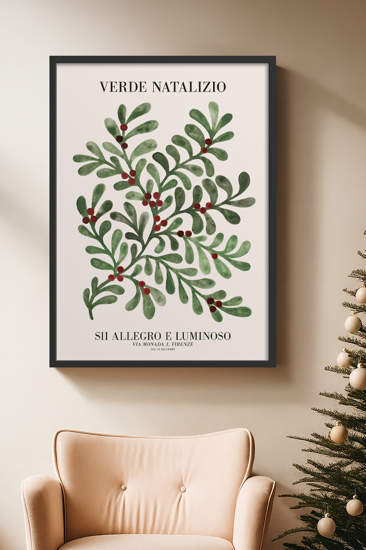 HOMEPACK Ahşap Çerçeveli Tablo Çerçeveli Poster Sanatsal Modern Duvar Dekoru BEK-8092