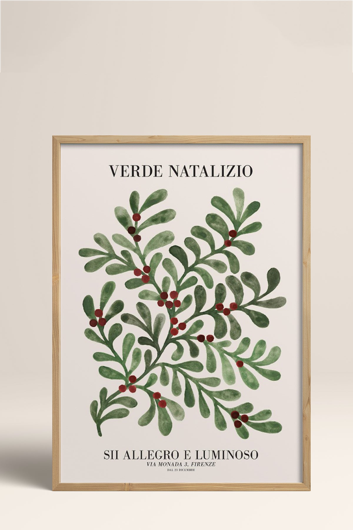 HOMEPACK Ahşap Çerçeveli Tablo Çerçeveli Poster Sanatsal Modern Duvar Dekoru BEK-8092