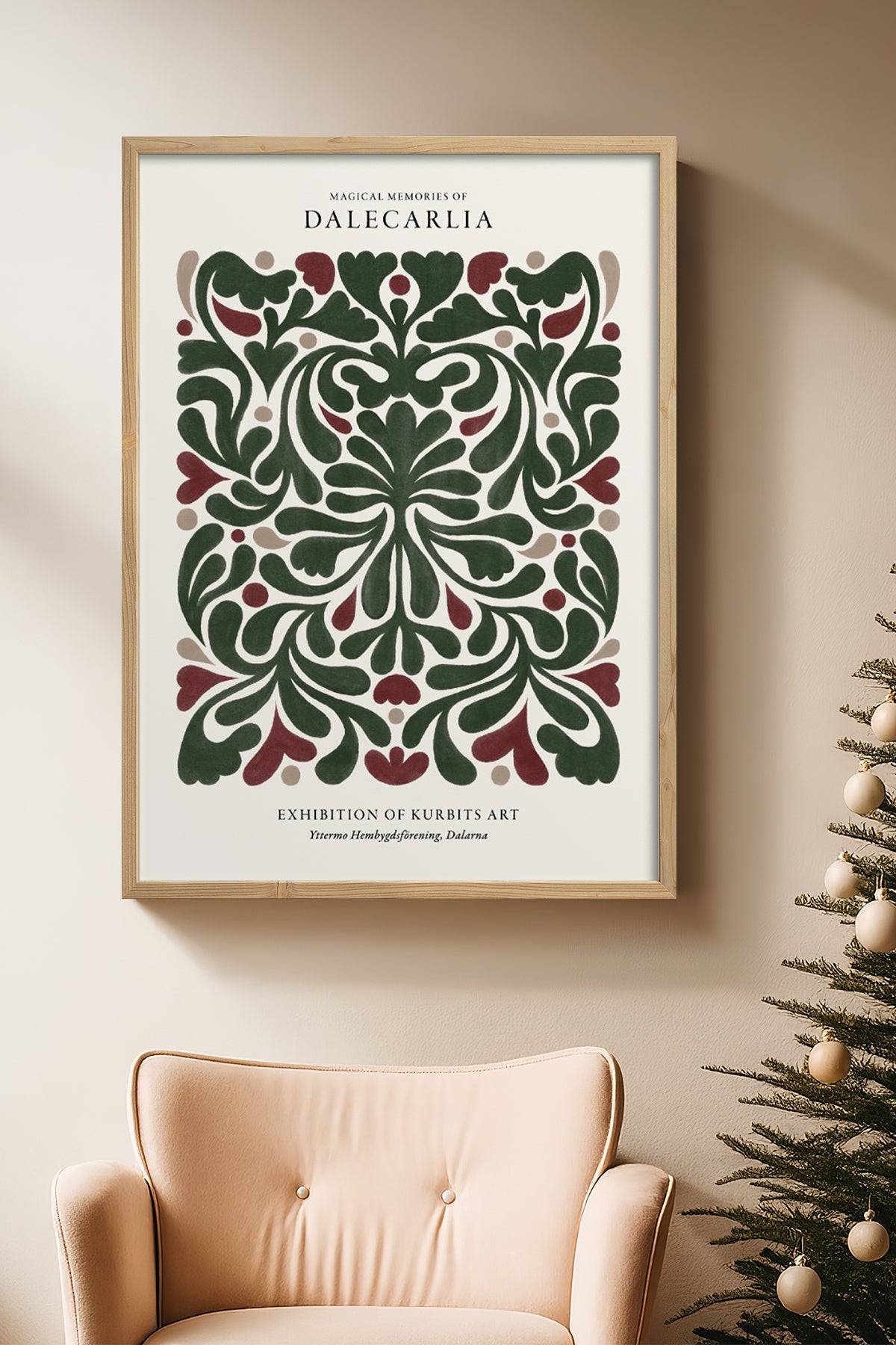 HOMEPACK Ahşap Çerçeveli Tablo Çerçeveli Poster Sanatsal Modern Duvar Dekoru BEK-8093