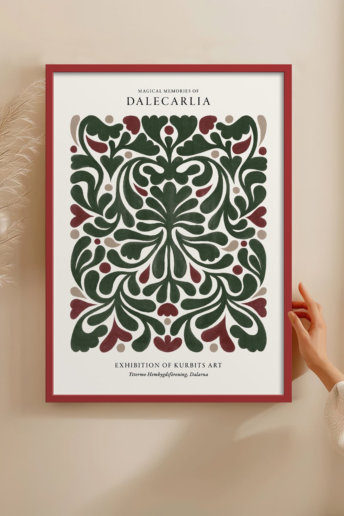 HOMEPACK Ahşap Çerçeveli Tablo Çerçeveli Poster Sanatsal Modern Duvar Dekoru BEK-8093