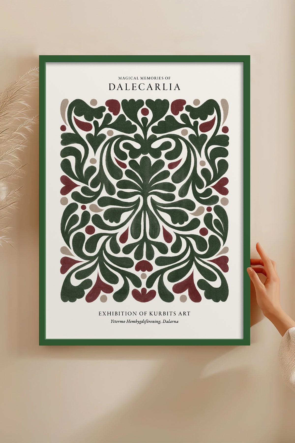 HOMEPACK Ahşap Çerçeveli Tablo Çerçeveli Poster Sanatsal Modern Duvar Dekoru BEK-8093