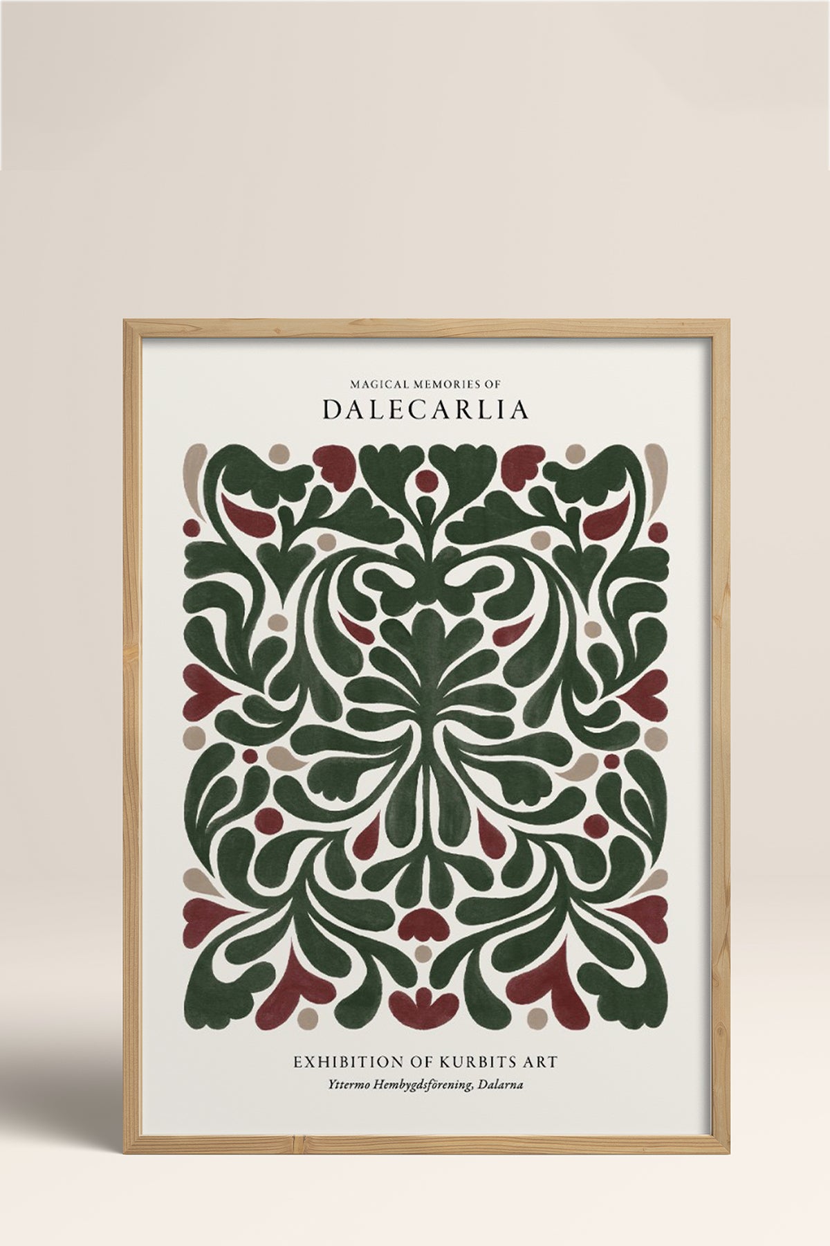 HOMEPACK Ahşap Çerçeveli Tablo Çerçeveli Poster Sanatsal Modern Duvar Dekoru BEK-8093