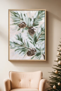 HOMEPACK Ahşap Çerçeveli Tablo Çerçeveli Poster Sanatsal Modern Duvar Dekoru BEK-8094