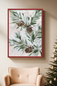 HOMEPACK Ahşap Çerçeveli Tablo Çerçeveli Poster Sanatsal Modern Duvar Dekoru BEK-8094