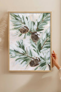 HOMEPACK Ahşap Çerçeveli Tablo Çerçeveli Poster Sanatsal Modern Duvar Dekoru BEK-8094