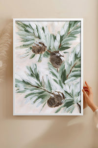 HOMEPACK Ahşap Çerçeveli Tablo Çerçeveli Poster Sanatsal Modern Duvar Dekoru BEK-8094