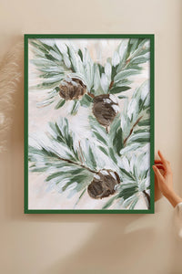 HOMEPACK Ahşap Çerçeveli Tablo Çerçeveli Poster Sanatsal Modern Duvar Dekoru BEK-8094