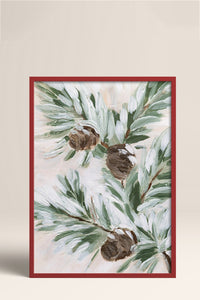 HOMEPACK Ahşap Çerçeveli Tablo Çerçeveli Poster Sanatsal Modern Duvar Dekoru BEK-8094