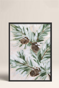 HOMEPACK Ahşap Çerçeveli Tablo Çerçeveli Poster Sanatsal Modern Duvar Dekoru BEK-8094