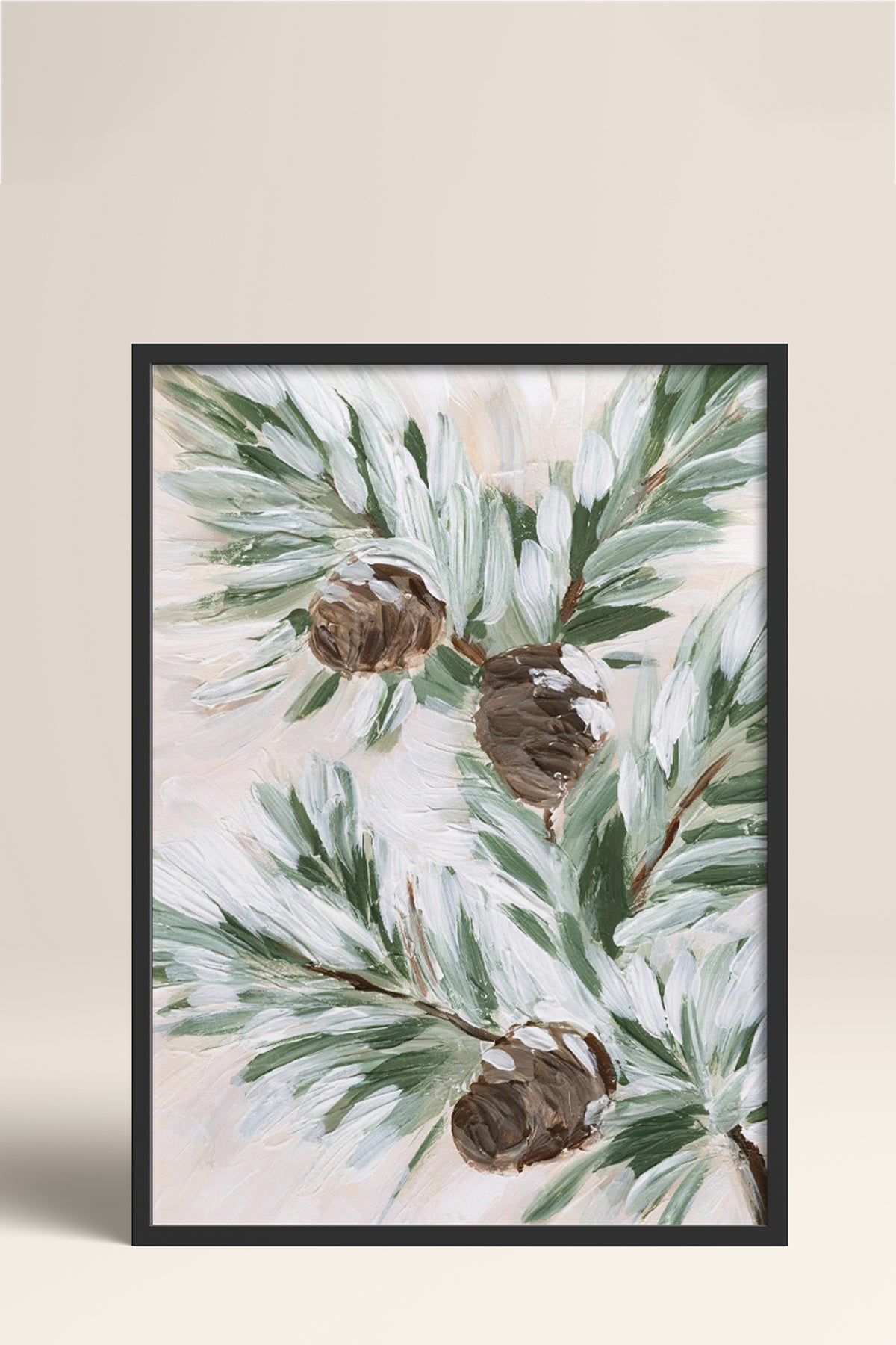HOMEPACK Ahşap Çerçeveli Tablo Çerçeveli Poster Sanatsal Modern Duvar Dekoru BEK-8094