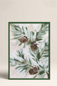 HOMEPACK Ahşap Çerçeveli Tablo Çerçeveli Poster Sanatsal Modern Duvar Dekoru BEK-8094