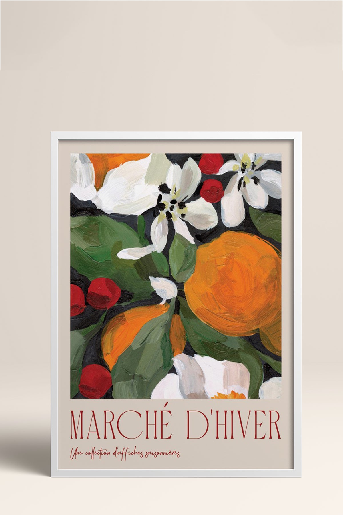 HOMEPACK Ahşap Çerçeveli Tablo Çerçeveli Poster Sanatsal Modern Duvar Dekoru BEK-8095
