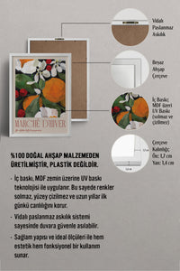 HOMEPACK Ahşap Çerçeveli Tablo Çerçeveli Poster Sanatsal Modern Duvar Dekoru BEK-8095