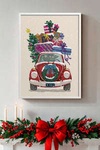 HOMEPACK Ahşap Çerçeveli Tablo Çerçeveli Poster Sanatsal Modern Duvar Dekoru BEK-8096