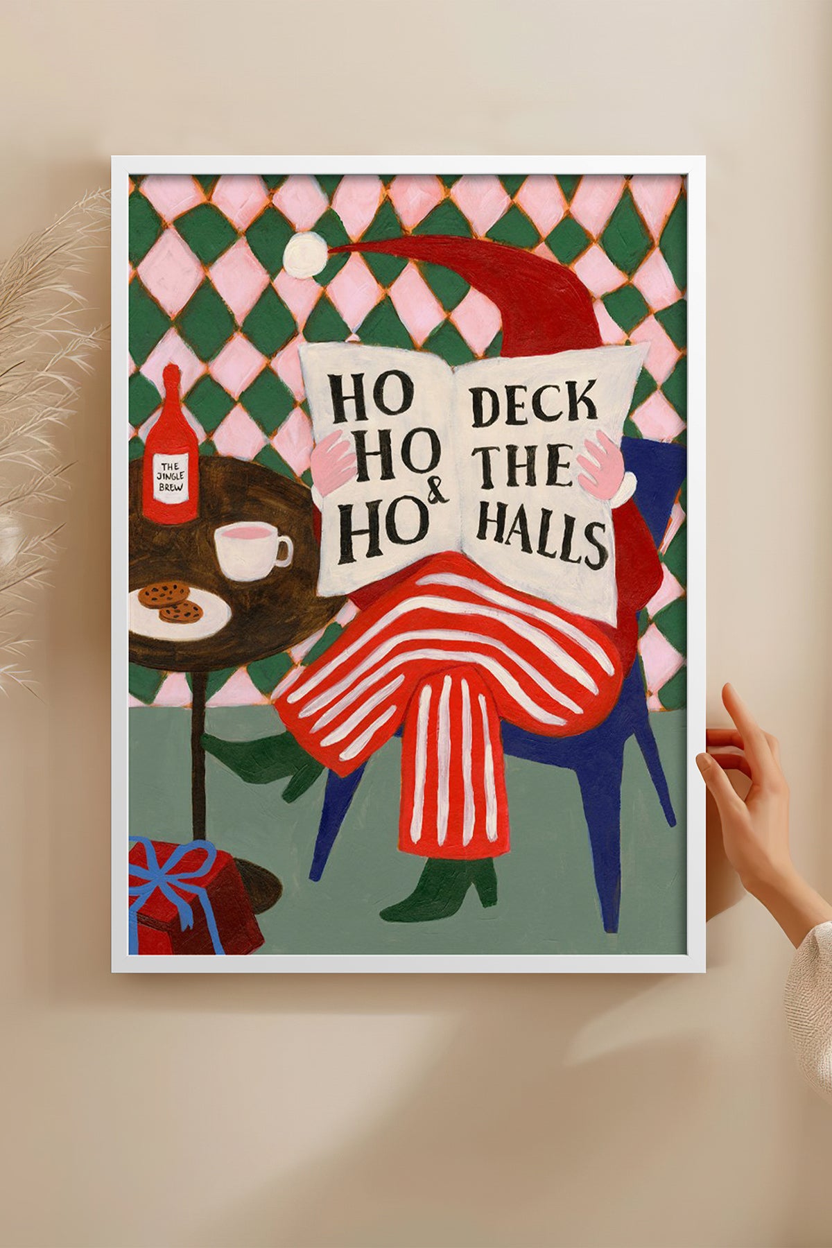 HOMEPACK Ahşap Çerçeveli Tablo Çerçeveli Poster Sanatsal Modern Duvar Dekoru BEK-8097