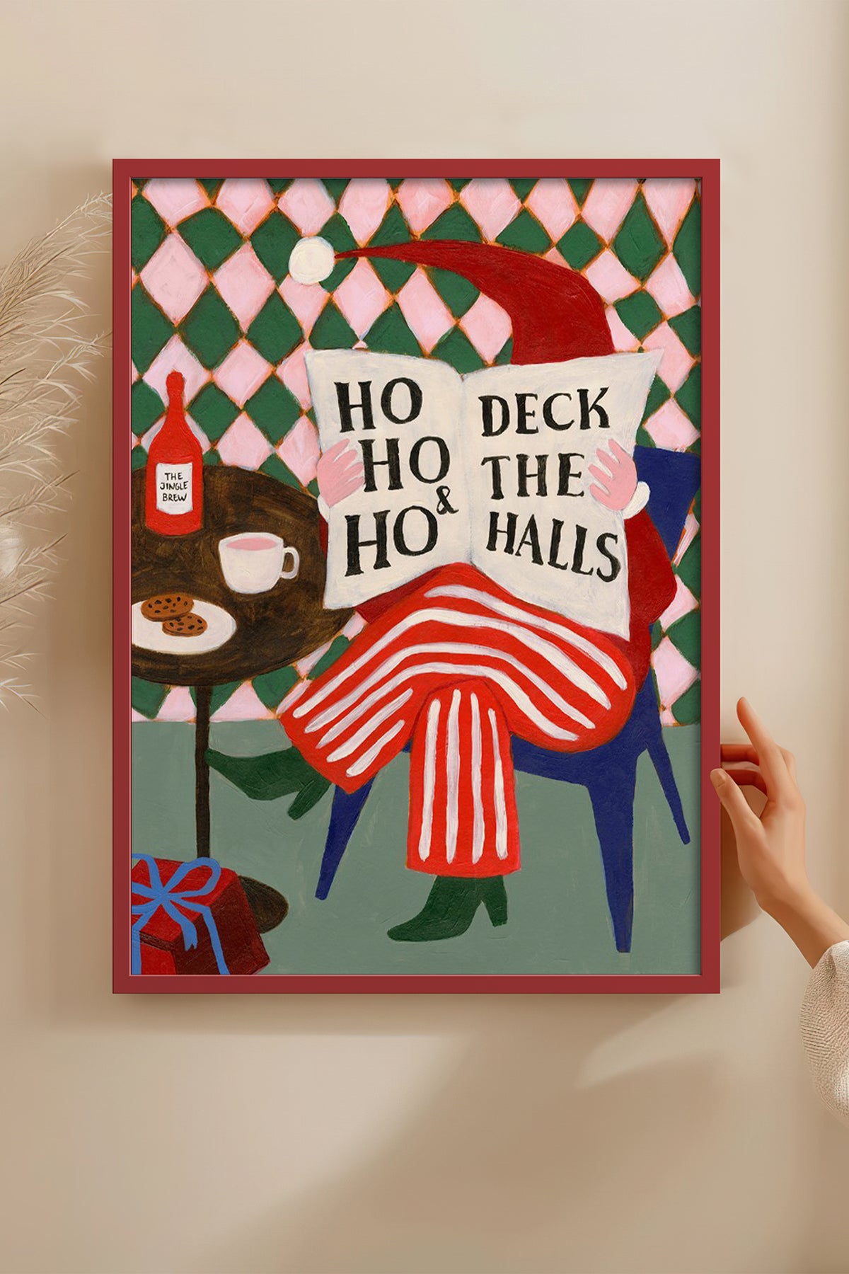 HOMEPACK Ahşap Çerçeveli Tablo Çerçeveli Poster Sanatsal Modern Duvar Dekoru BEK-8097