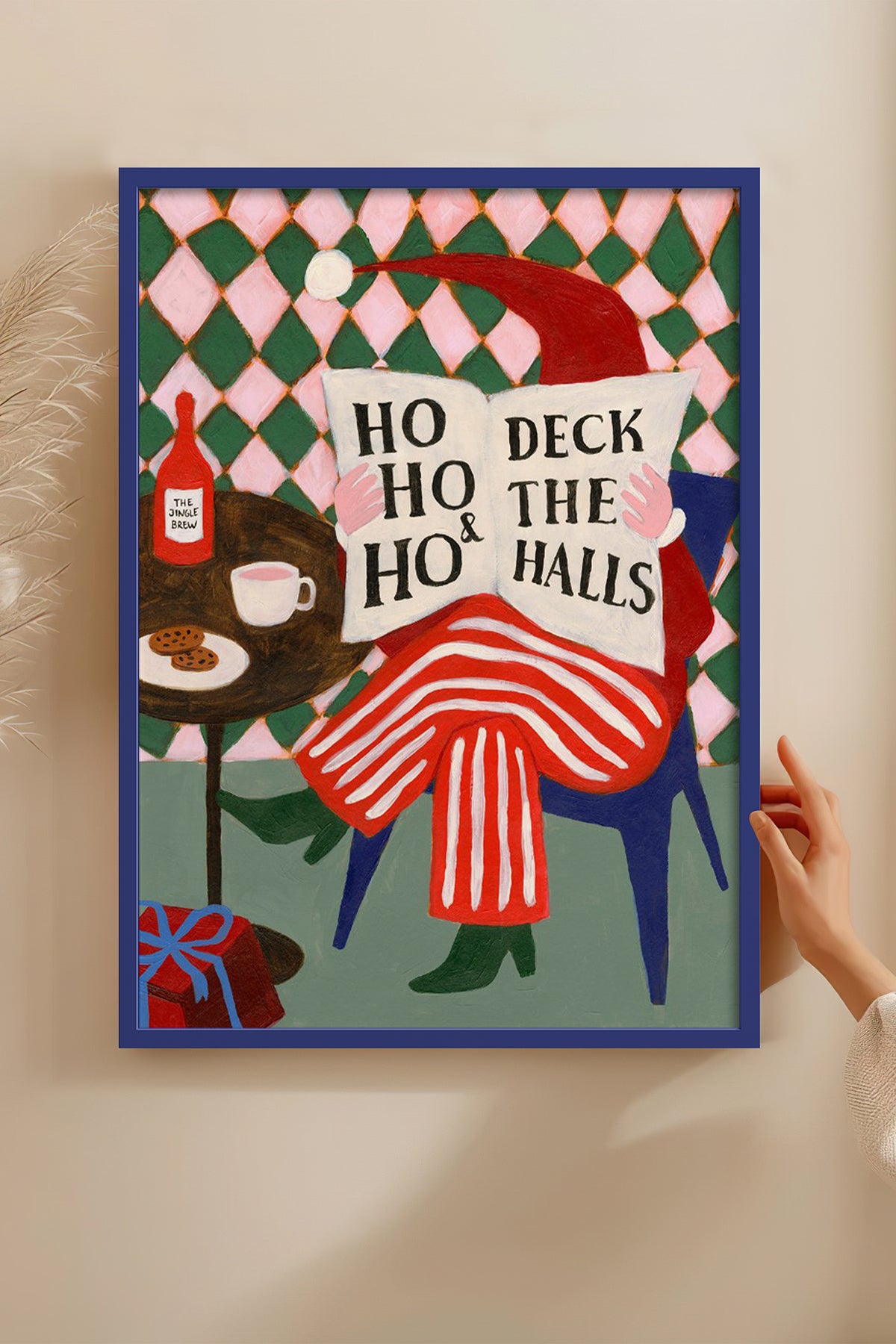 HOMEPACK Ahşap Çerçeveli Tablo Çerçeveli Poster Sanatsal Modern Duvar Dekoru BEK-8097