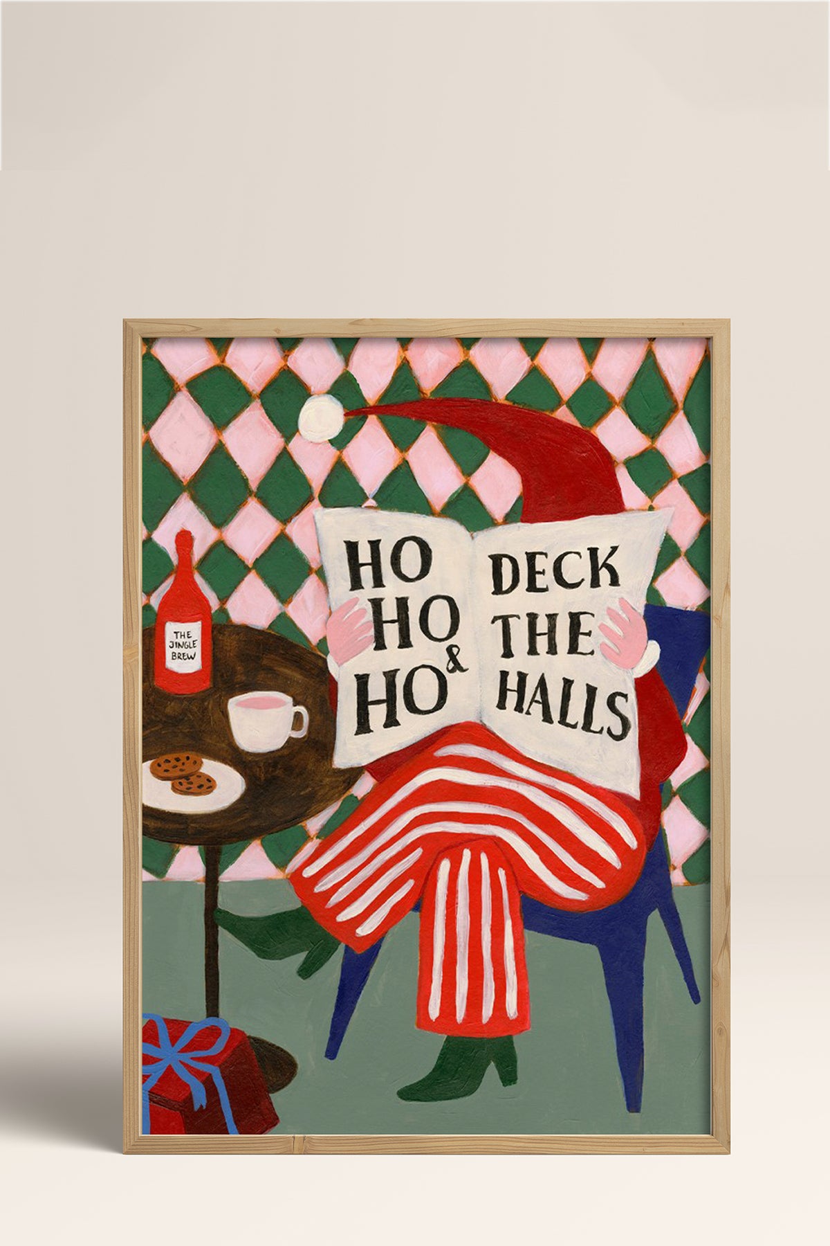 HOMEPACK Ahşap Çerçeveli Tablo Çerçeveli Poster Sanatsal Modern Duvar Dekoru BEK-8097