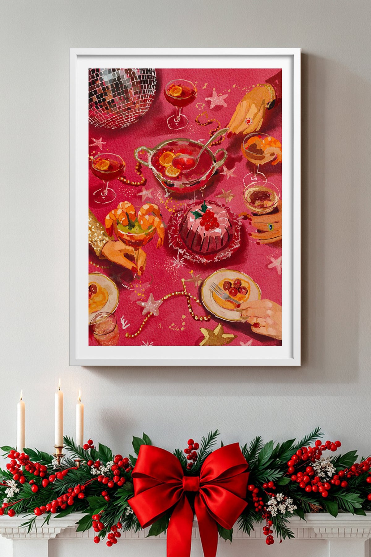 HOMEPACK Ahşap Çerçeveli Tablo Çerçeveli Poster Sanatsal Modern Duvar Dekoru BEK-8099