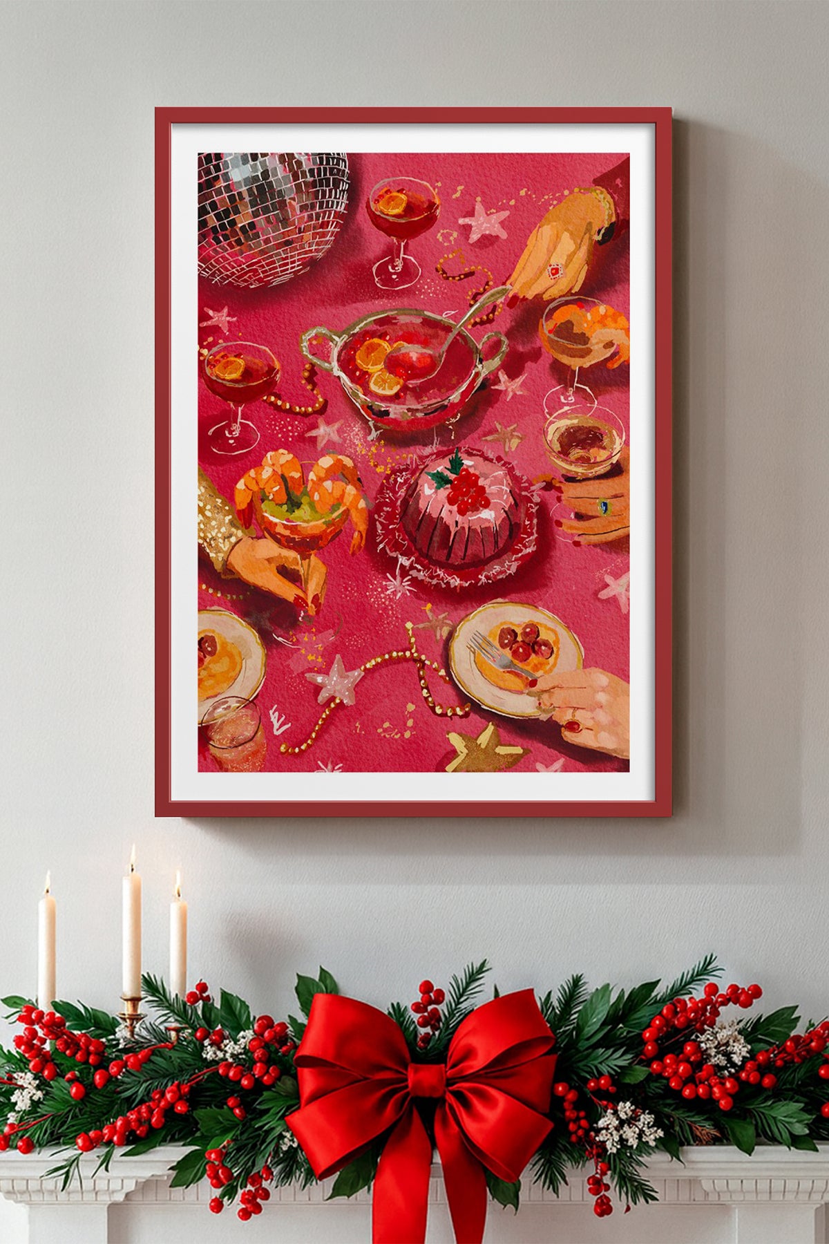 HOMEPACK Ahşap Çerçeveli Tablo Çerçeveli Poster Sanatsal Modern Duvar Dekoru BEK-8099