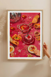 HOMEPACK Ahşap Çerçeveli Tablo Çerçeveli Poster Sanatsal Modern Duvar Dekoru BEK-8099