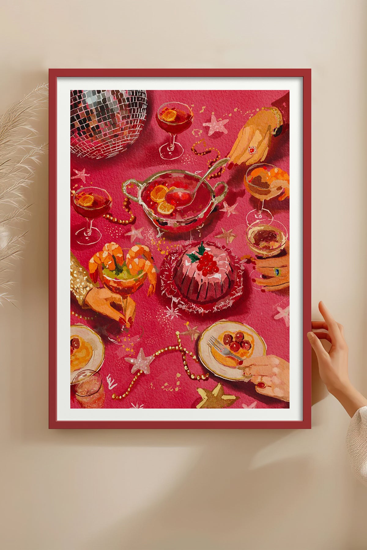HOMEPACK Ahşap Çerçeveli Tablo Çerçeveli Poster Sanatsal Modern Duvar Dekoru BEK-8099