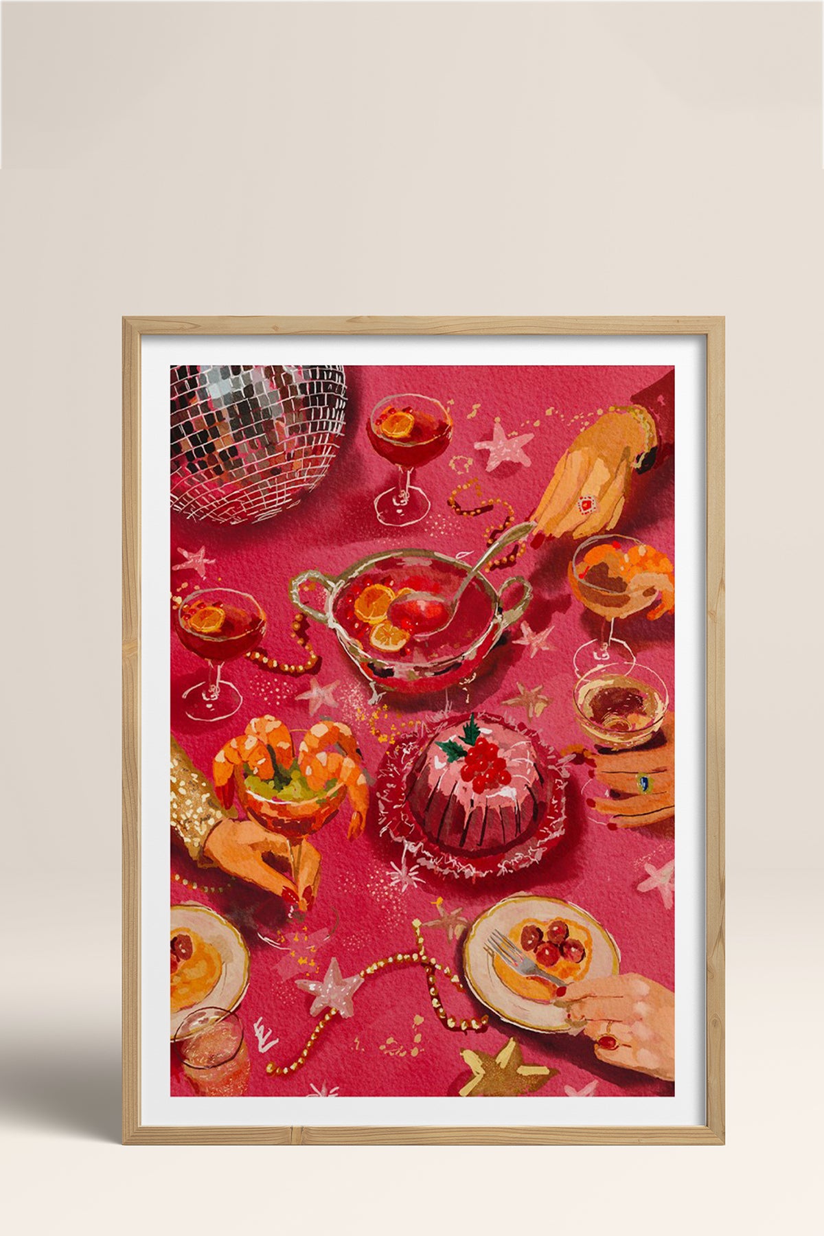 HOMEPACK Ahşap Çerçeveli Tablo Çerçeveli Poster Sanatsal Modern Duvar Dekoru BEK-8099