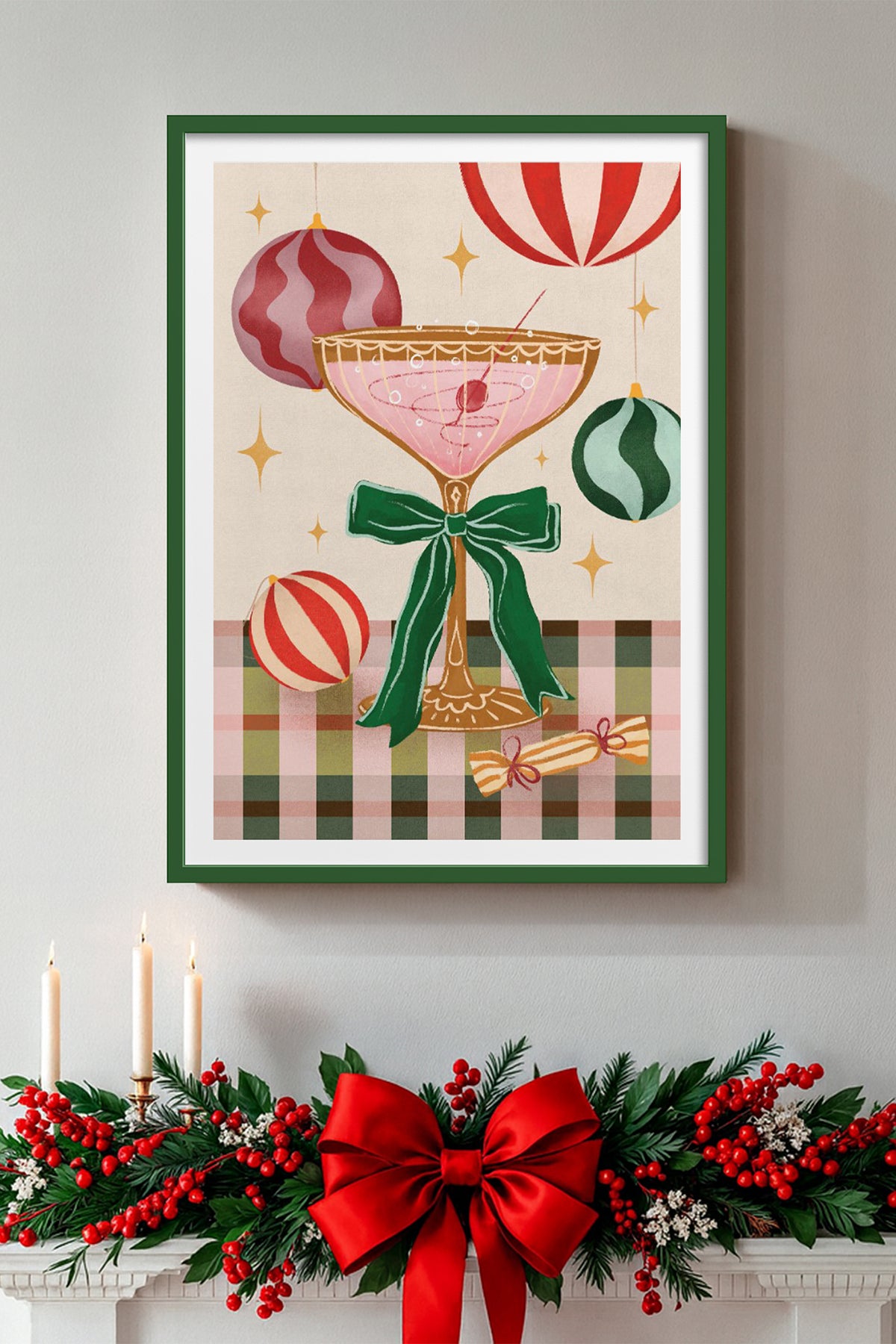 HOMEPACK Ahşap Çerçeveli Tablo Çerçeveli Poster Sanatsal Modern Duvar Dekoru BEK-8100