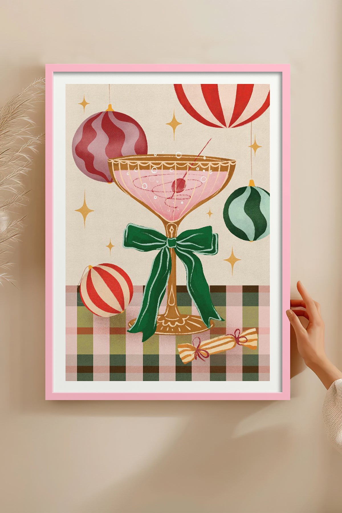 HOMEPACK Ahşap Çerçeveli Tablo Çerçeveli Poster Sanatsal Modern Duvar Dekoru BEK-8100