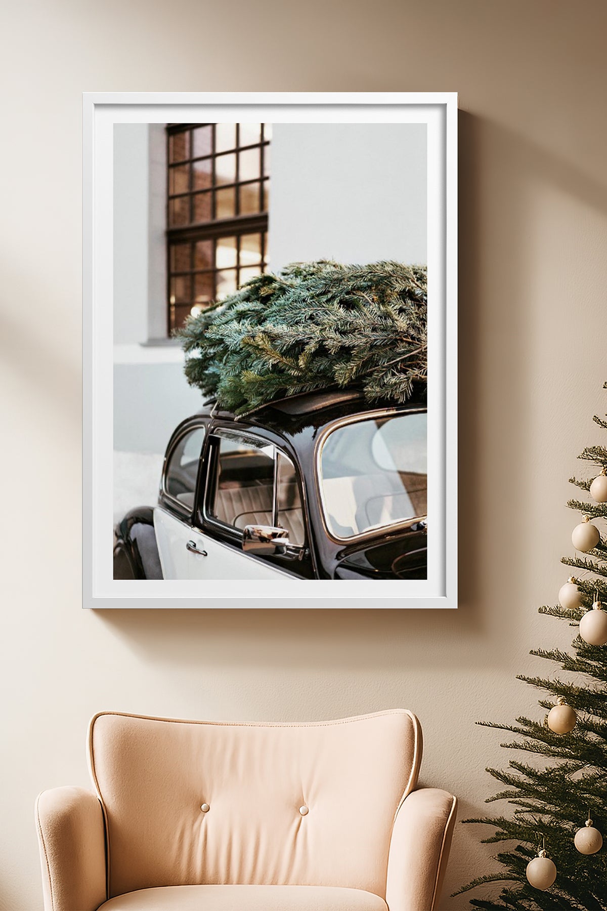 HOMEPACK Ahşap Çerçeveli Tablo Çerçeveli Poster Sanatsal Modern Duvar Dekoru BEK-8101