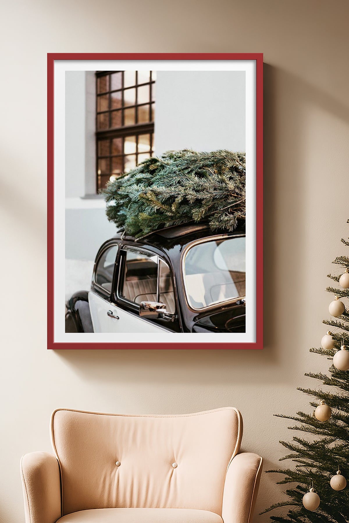 HOMEPACK Ahşap Çerçeveli Tablo Çerçeveli Poster Sanatsal Modern Duvar Dekoru BEK-8101