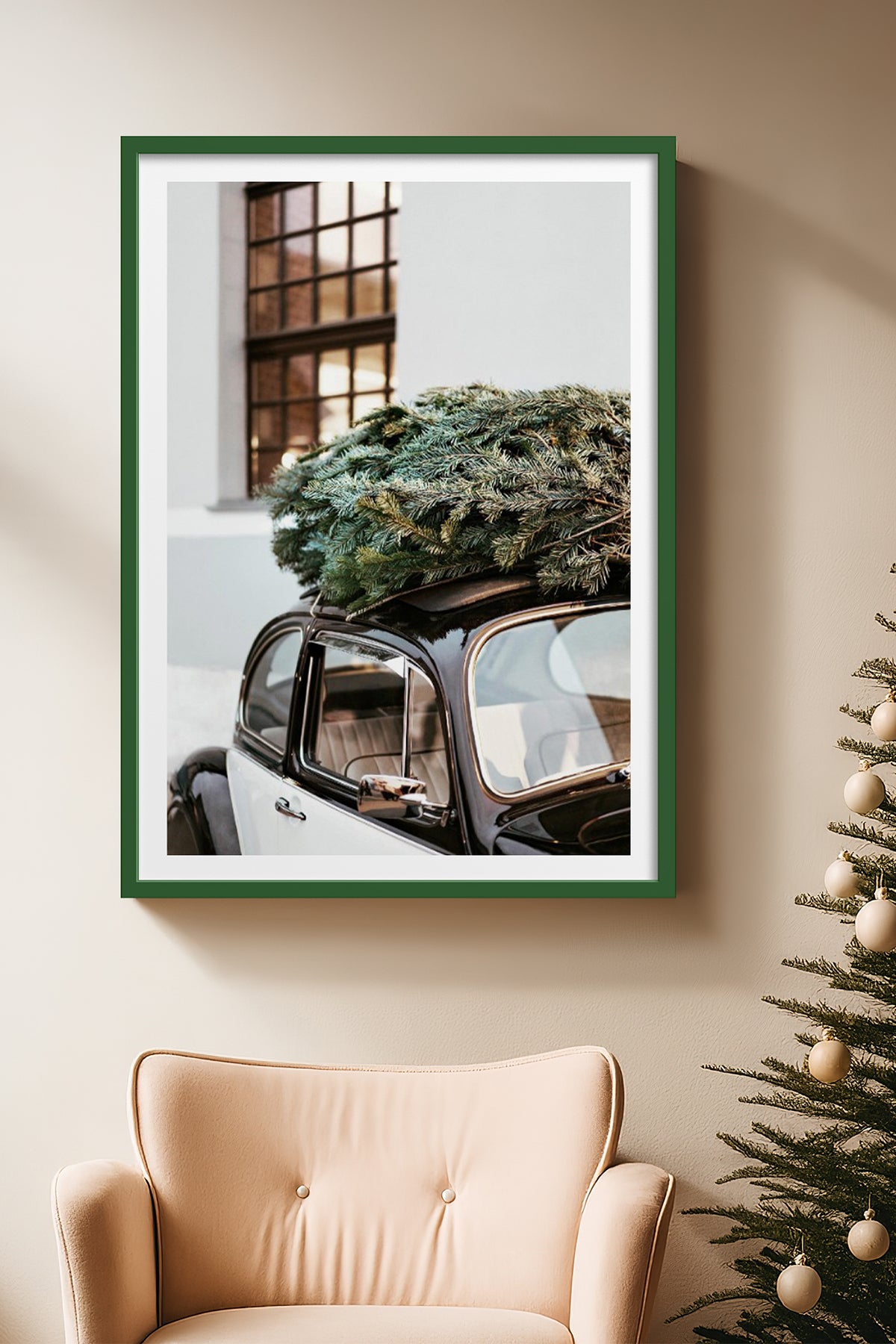 HOMEPACK Ahşap Çerçeveli Tablo Çerçeveli Poster Sanatsal Modern Duvar Dekoru BEK-8101
