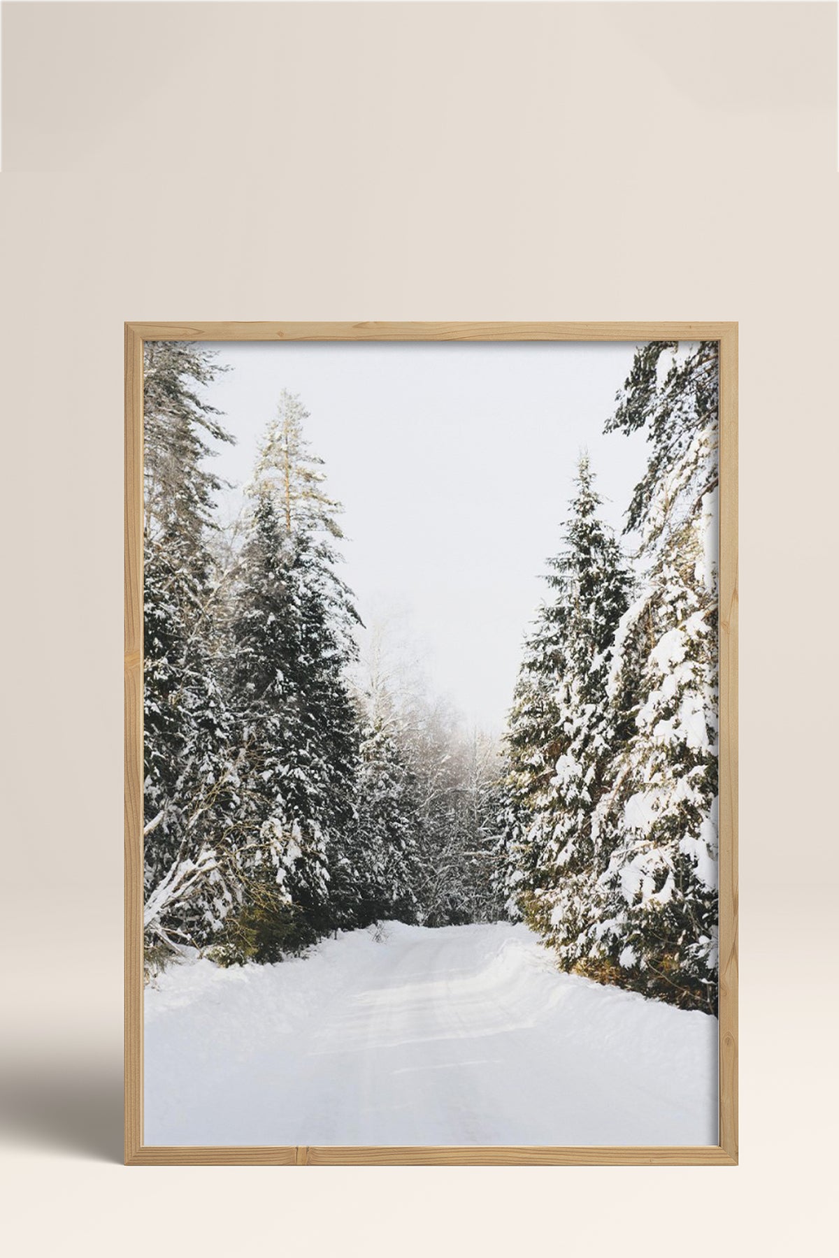 HOMEPACK Ahşap Çerçeveli Tablo Çerçeveli Poster Sanatsal Modern Duvar Dekoru BEK-8102