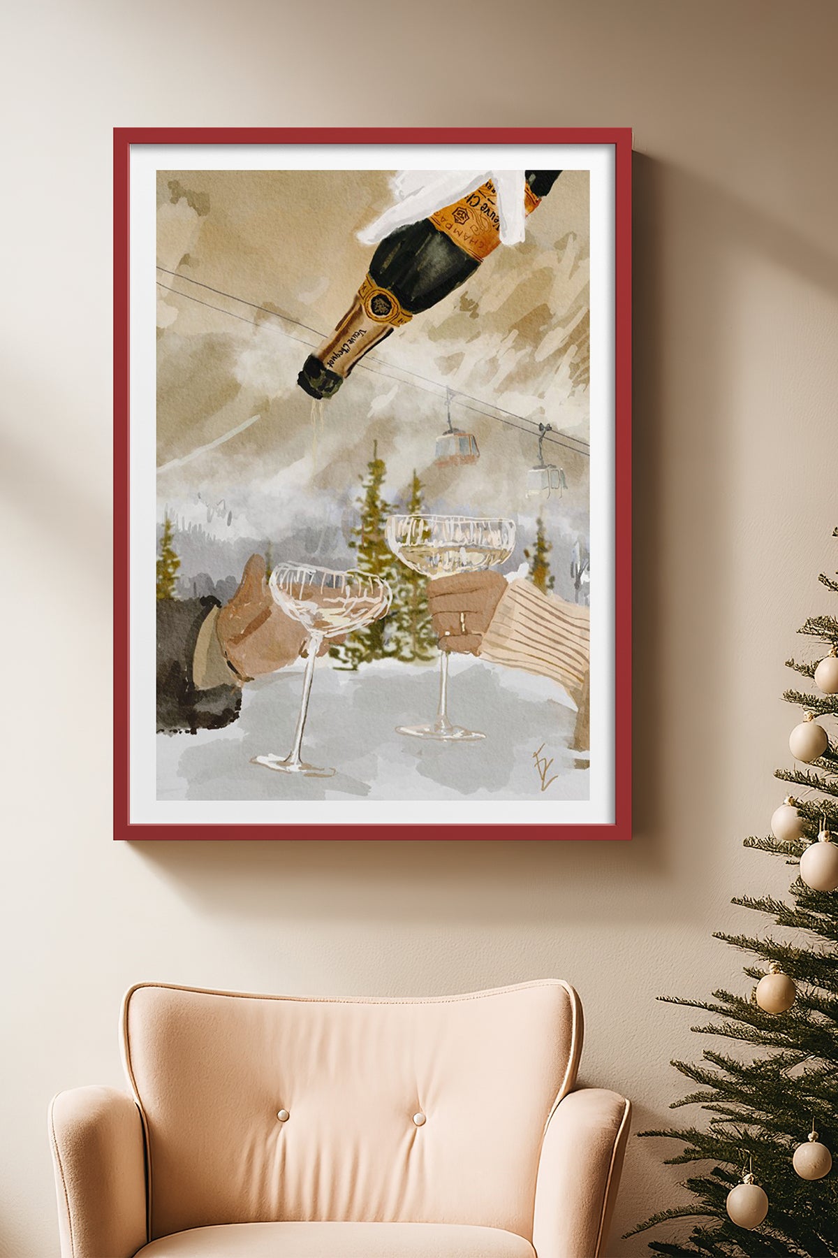 HOMEPACK Ahşap Çerçeveli Tablo Çerçeveli Poster Sanatsal Modern Duvar Dekoru BEK-8103