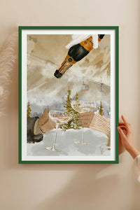 HOMEPACK Ahşap Çerçeveli Tablo Çerçeveli Poster Sanatsal Modern Duvar Dekoru BEK-8103