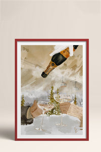 HOMEPACK Ahşap Çerçeveli Tablo Çerçeveli Poster Sanatsal Modern Duvar Dekoru BEK-8103