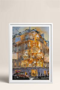HOMEPACK Ahşap Çerçeveli Tablo Çerçeveli Poster Sanatsal Modern Duvar Dekoru BEK-8104